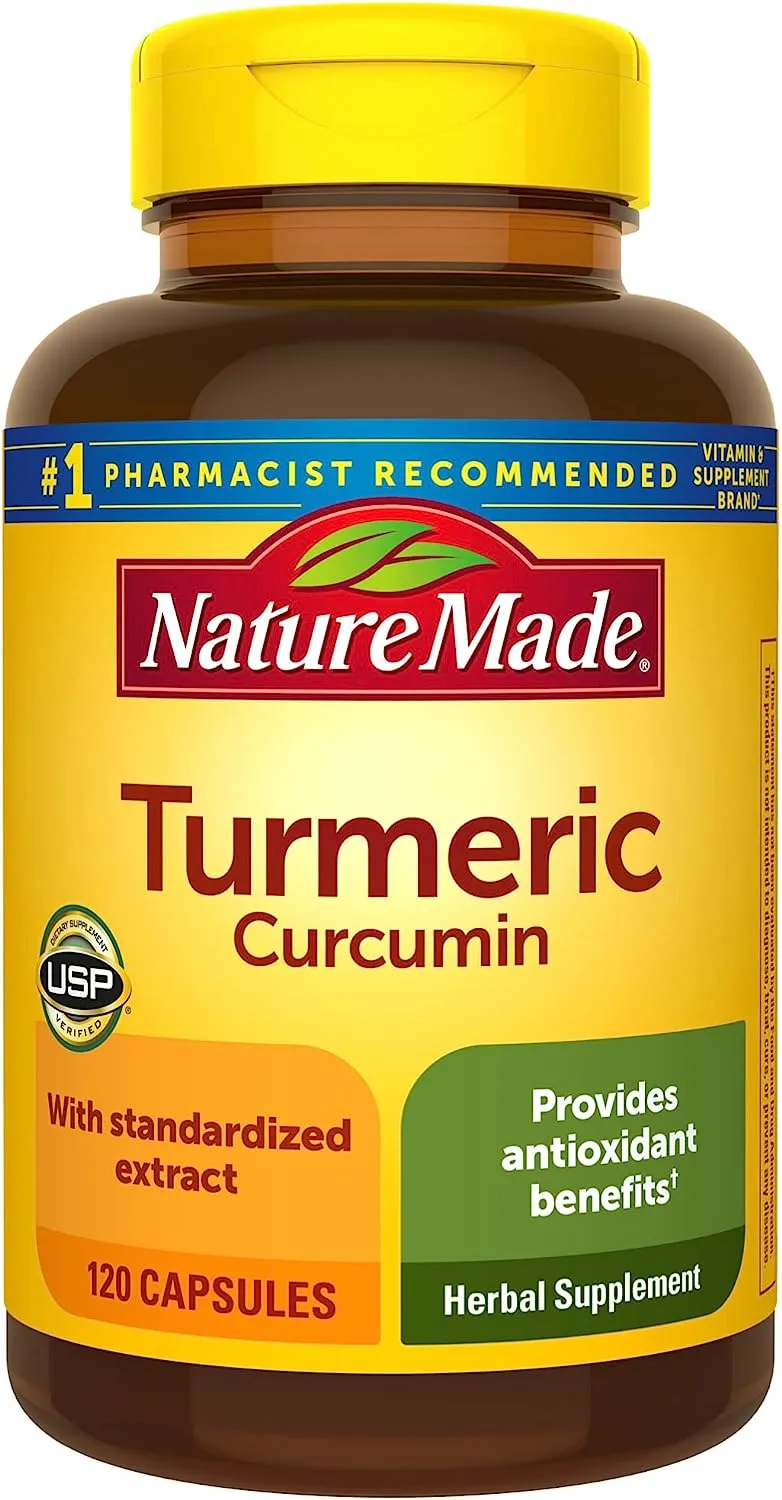 Nature Made Turmeric Curcumin 500mg 120 Capsulas 